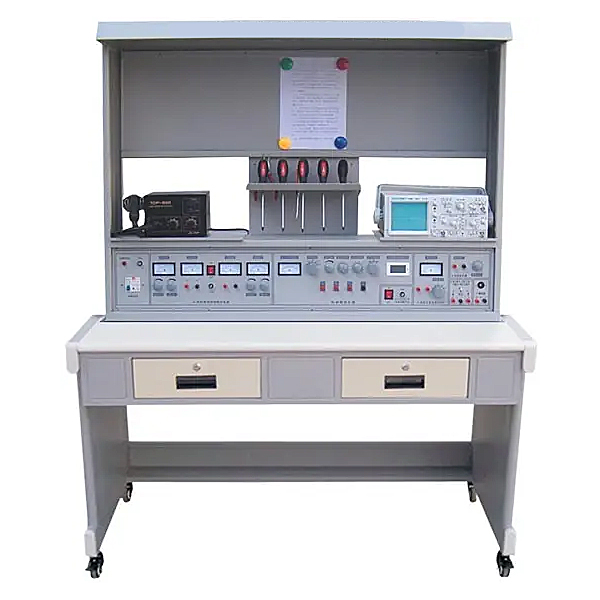电子技能与生产工艺流水新实训台(图1) 电子技能与生产工序技艺流水新实验台,程控交换综合实验箱