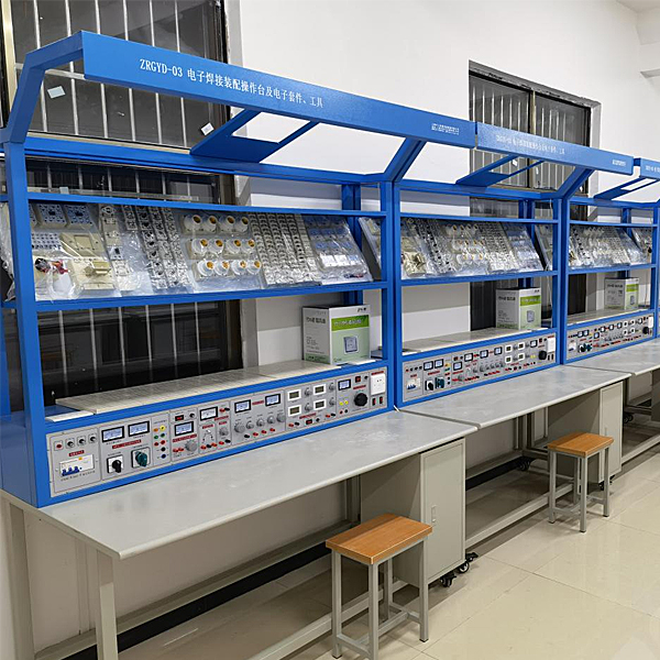 电子焊接装配技术综合实训台(图1) 电子焊接装配技术综合实验台,柴油发动机总装实验装置