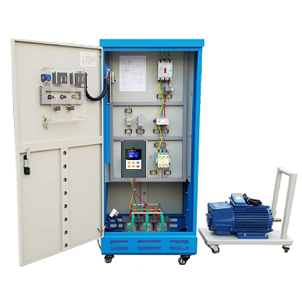 柜式软启动控制线路实验装置(图1) 储物储物储物柜式软启动控制线路实验装置,智能制造数字孪生虚拟拟真实验台